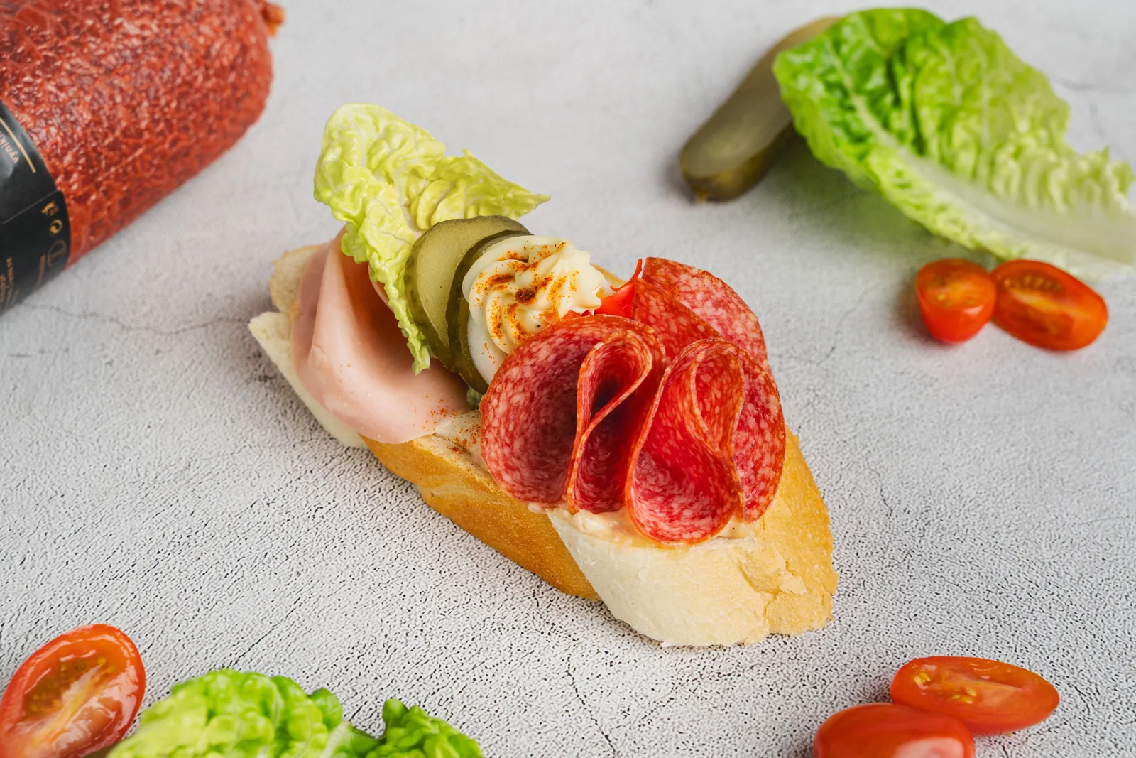 Chlebíček caprese